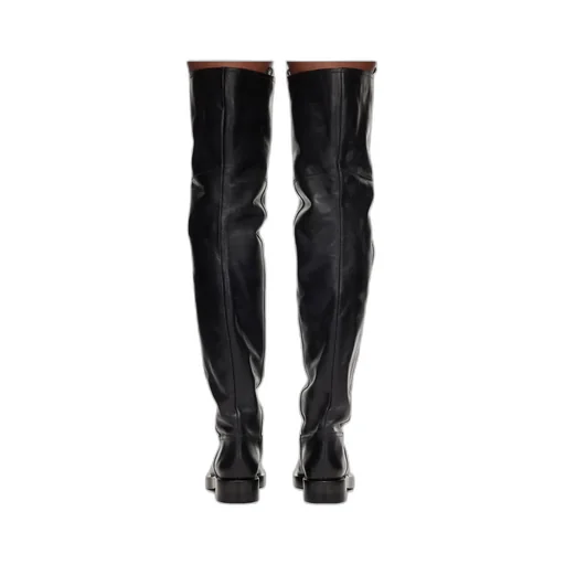 Round-Toe High Boots