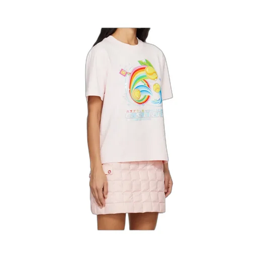 Rainbow Tennis-Ball Print T-Shirt