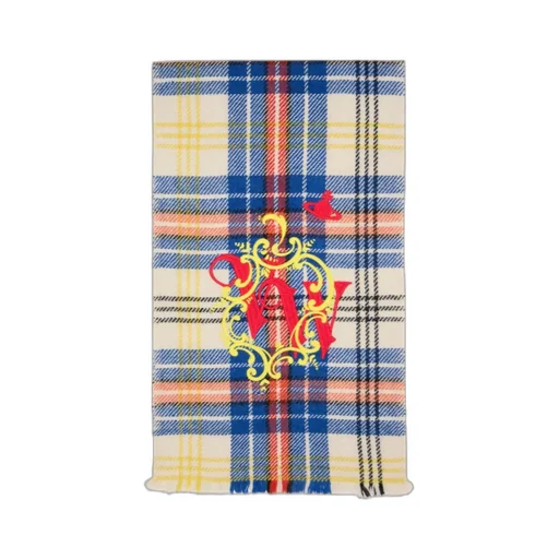 Yak Tartan-Pattern Scarf