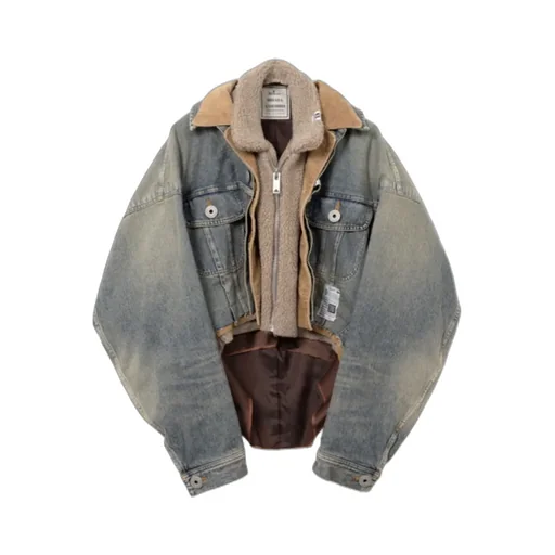 Triple-Layered Distressed Jacket