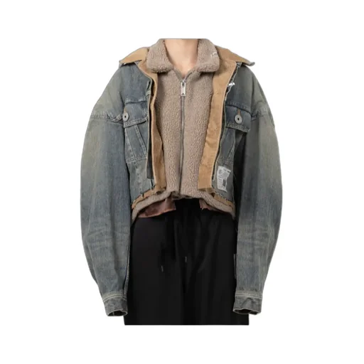 Triple-Layered Distressed Jacket