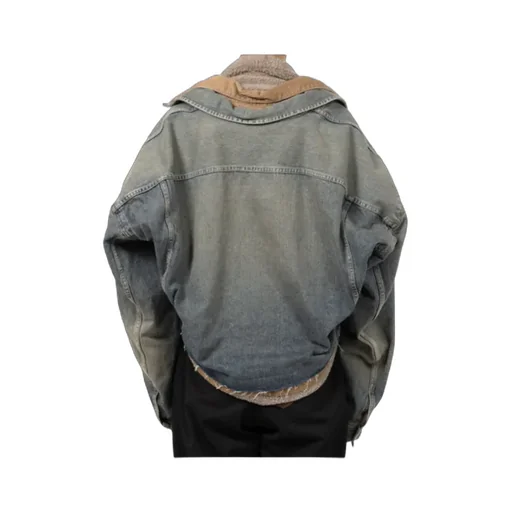 Triple-Layered Distressed Jacket