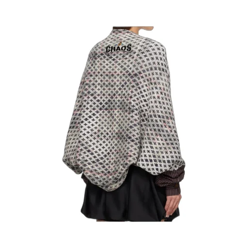 Distressed Plaid Cardigan
