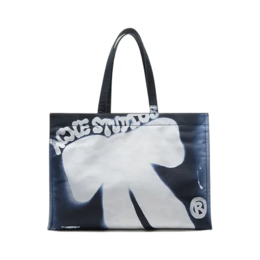 Print-Detail Tote Bag