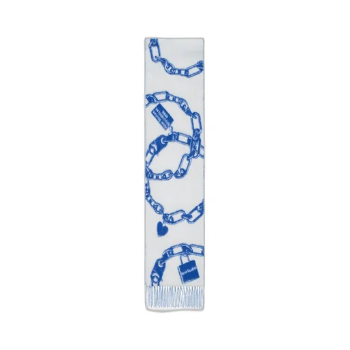 Chain Heart Print Scarf