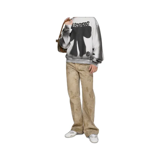 Logo-Patch Denim Trousers