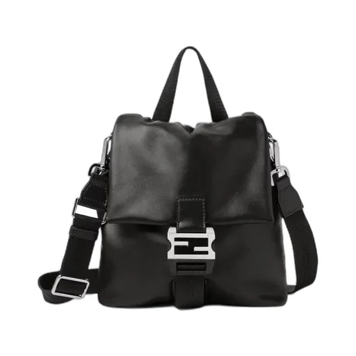 Fendi Flux Buckle Detailed Crossbody Bag