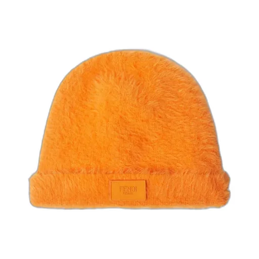 Orange Faux Fur Hat