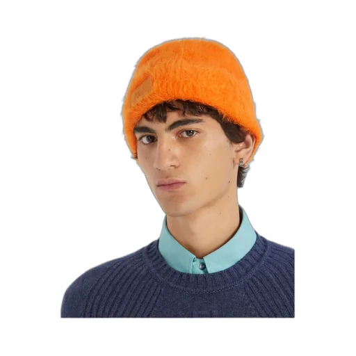 Orange Faux Fur Hat