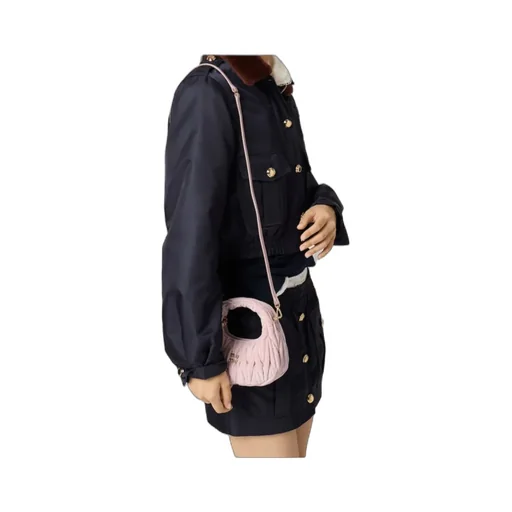 Miu Miu Wander Matelassé Velvet Mini Handbag