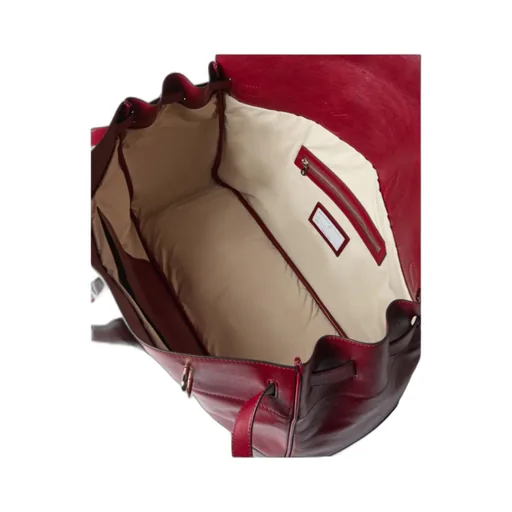Burnished Finish Leather Holdalls Bag