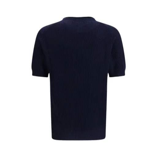 Ribbed Short-Sleeve T-Shirt