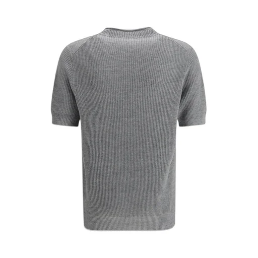 Short-Sleeve Knitted T-Shirt