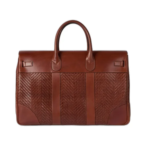 Brunello Cucinelli Braided Country Bag