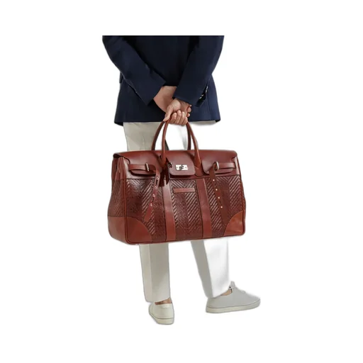 Brunello Cucinelli Braided Country Bag