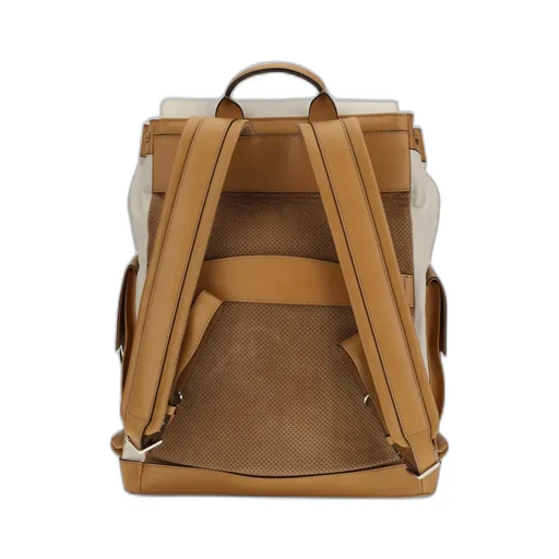 Grained Leather City Backpack