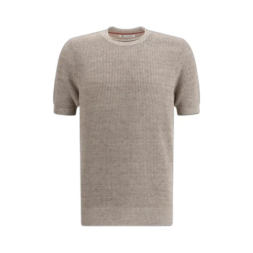 Short-Sleeve Knitted T-Shirt