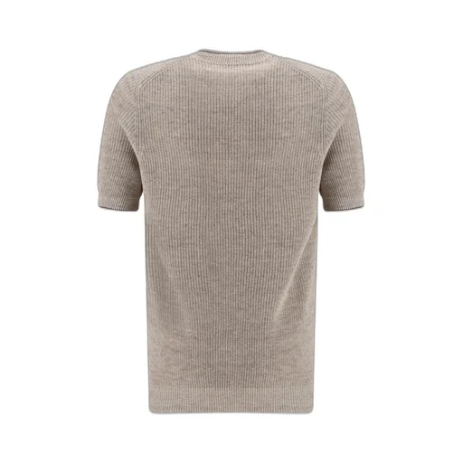 Short-Sleeve Knitted T-Shirt
