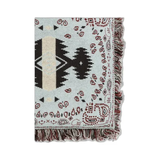 Alanui Jacquard Frayed Edge Bandana Pillow