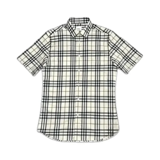 Plaid Short-Sleeved Shirt