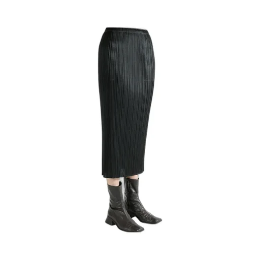 Pleats Please Issey Miyake Pleated Midi Skirt