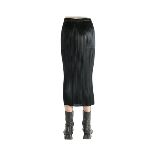 Pleats Please Issey Miyake Pleated Midi Skirt