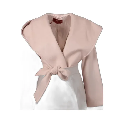 Max Mara Studio Newmang Belted Hooded Coat