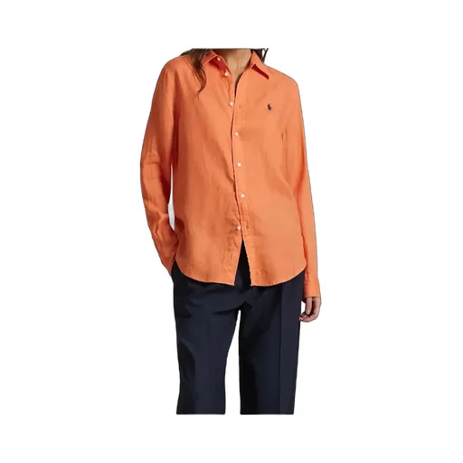 Polo Ralph Lauren Logo Embroidered Curved Hem Shirt
