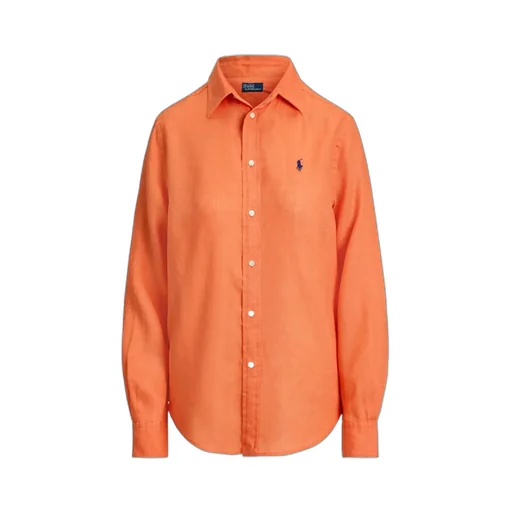 Polo Ralph Lauren Logo Embroidered Curved Hem Shirt