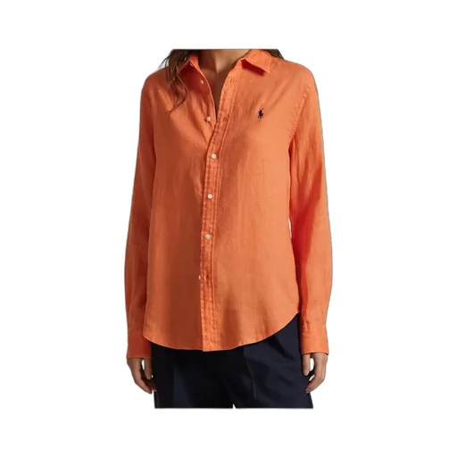 Polo Ralph Lauren Logo Embroidered Curved Hem Shirt