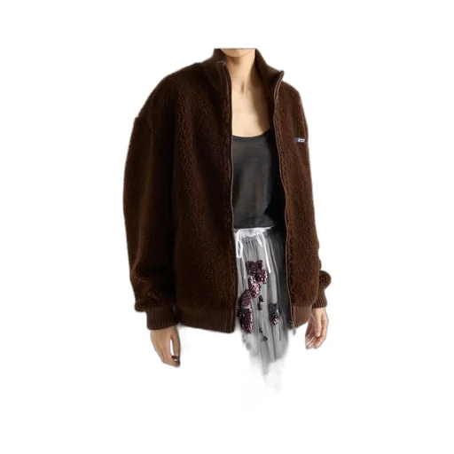 Prada Zip-Up Bomber Jacket