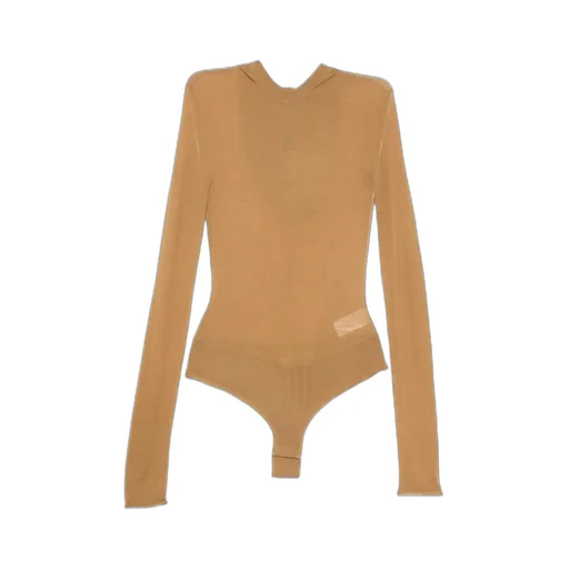 Hooded Wool Bodysuit