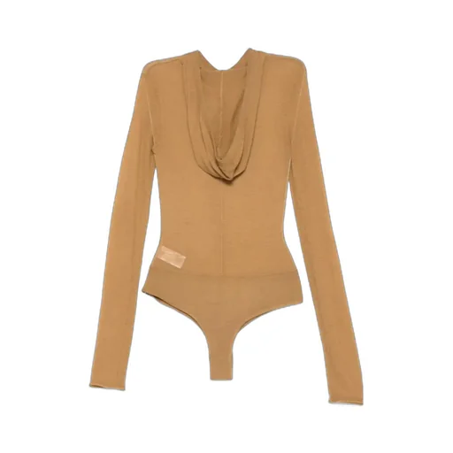 Hooded Wool Bodysuit