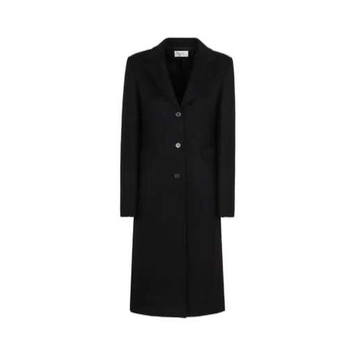 The Row Long Sleeved Single Breasted Coat