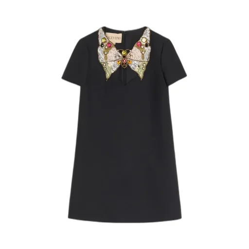 Valentino Embellished Bow Dress