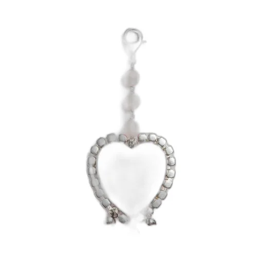 Coeur Hyperbole Necklace In Metal, Resin And Crystals