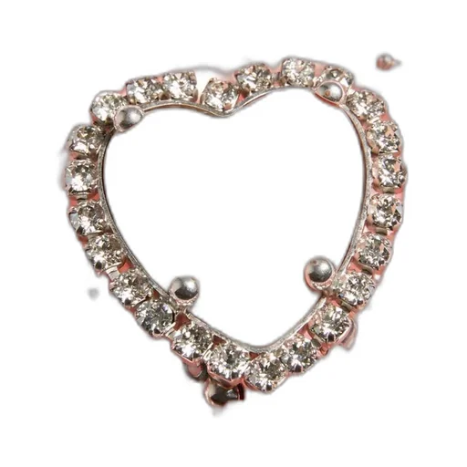 Coeur Hyperbole Necklace In Metal, Resin And Crystals