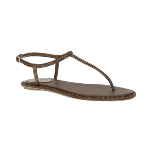 Ren Caovilla Diana Embellished Thong Sandals