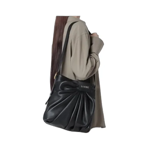 Flamenco Purse Tote Bag In Black/Chestnut Brown