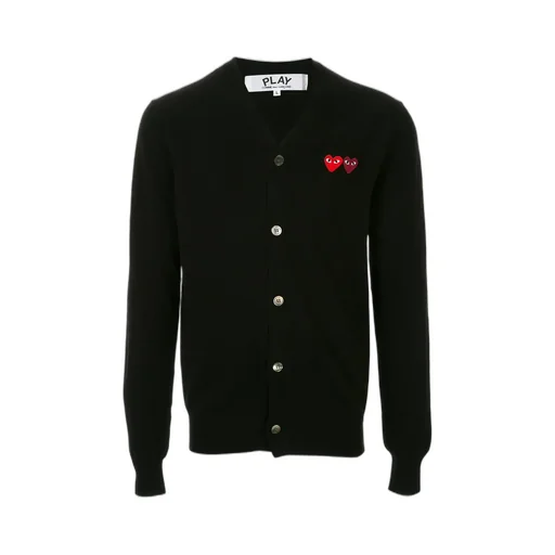 Embroidered Logo Cardigan