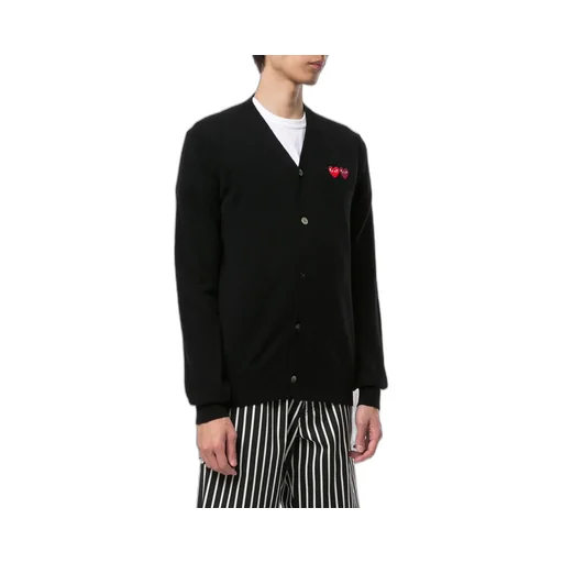 Embroidered Logo Cardigan