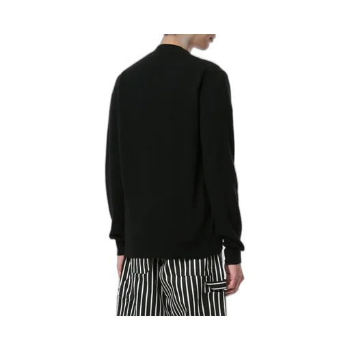Embroidered Logo Cardigan