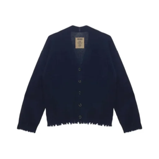 Long-Sleeved Knitted Cardigan