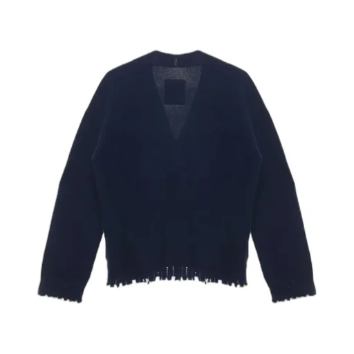 Long-Sleeved Knitted Cardigan