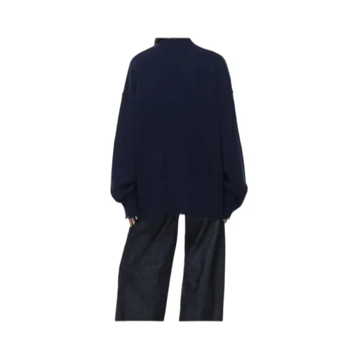 Long-Sleeved Knitted Cardigan