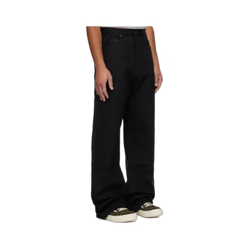 Non-Stretch Wide-Leg Jeans