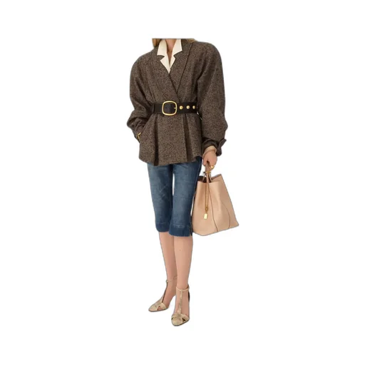 Spin Leather Tote Bag
