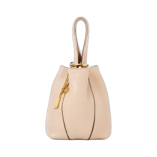 Chloé Spin Logo Printed Small Top Handle Bag