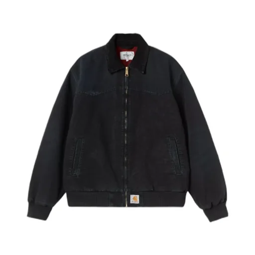 Carhartt Wip Logo Patch Zip-Up Jacket
