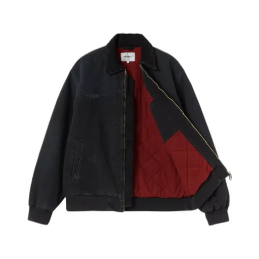 Carhartt Wip Logo Patch Zip-Up Jacket